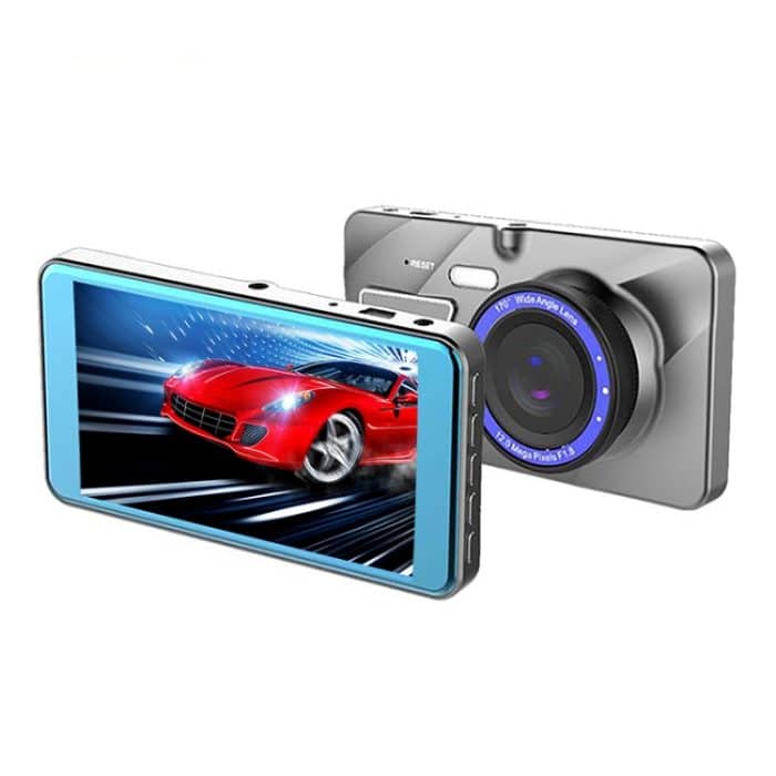 X96 4-Zoll-2,5-D-Full-HD-1080P-Multifunktions-Smart-Car-Videoaufzeichnungskamera mit zwei Objektiven unterstützt TF-Karten- / Bewegungserkennung – Bild 2