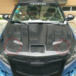 Ein Paar modifizierte Motorhaubenschlösser für allgemeine Rennwagen mit Schlüsseln, with Keys(Black) – Bild 7