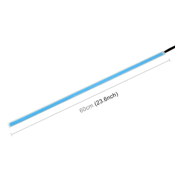 2 PCS 60cm DC12V 19W Ultradünnes Auto Bunte Blinker / Lauflichter SMD-5050 LED-Lampen – Bild 3