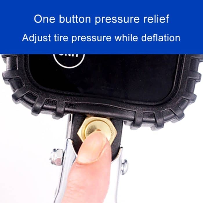 Auto Multifunktionale digitale LCD-Anzeige Reifenluftdruck-Inflatoranzeige Fahrzeugprüfer-Inflationsüberwachung – Bild 8