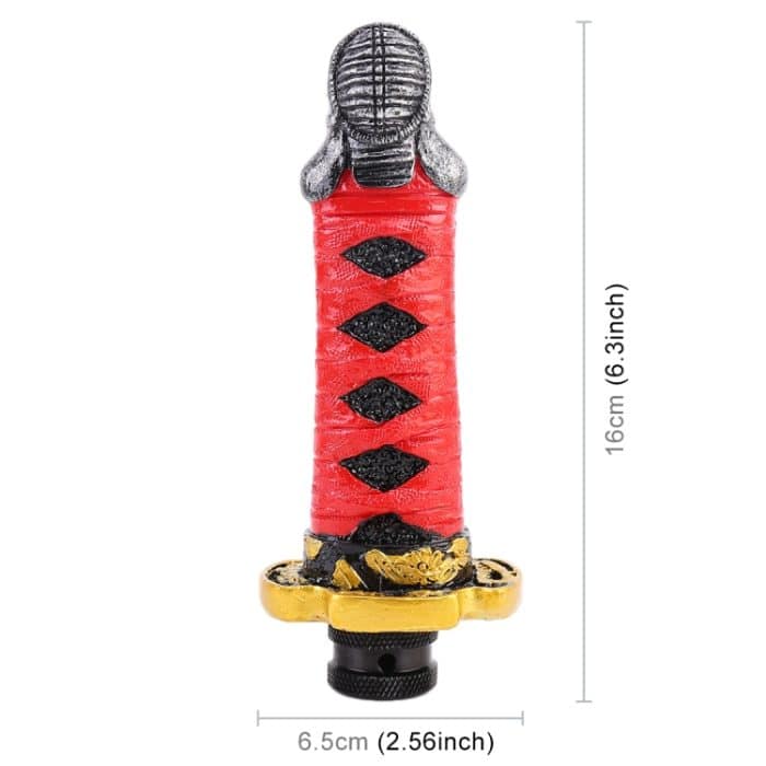 Universal Car Mask Leader Shape Metall-Schaltknauf Modifizierter Auto-Automatikgetriebe-Schalthebelknopf – Bild 2