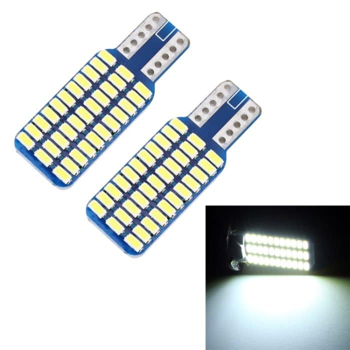 2 PCS T10 / W5W / 168/194 DC12V 1,2W 6000K 80LM 33LEDs SMD-3014 Auto-Leselampen-Abstandsleuchte mit Decoder – Bild 1
