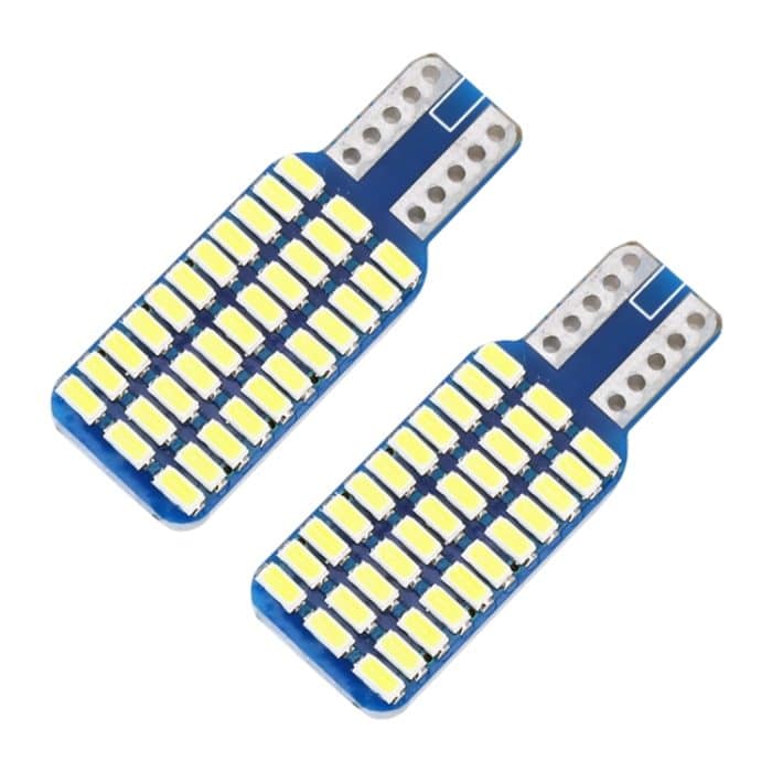 2 PCS T10 / W5W / 168/194 DC12V 1,2W 6000K 80LM 33LEDs SMD-3014 Auto-Leselampen-Abstandsleuchte mit Decoder – Bild 2