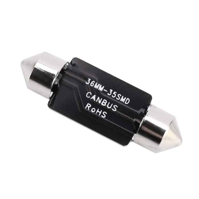 2 PCS 36 mm DC12V / 1,2 W / 6000K / 80LM 33LEDs SMD-3014 Autokennzeichenleuchte / Lichtkuppel mit Decoder – Bild 3