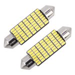 2 PCS 41 mm DC12V / 1,2 W / 6000K / 80LM 49LEDs SMD-3014 Autokennzeichenleuchte / Lichtkuppel mit Decoder – Bild 2