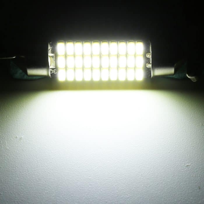 2 PCS 36mm DC12V / 1,5W / 6000K / 100LM 27LEDs SMD-3014 Autokennzeichenleuchte / Lichtkuppel – Bild 5
