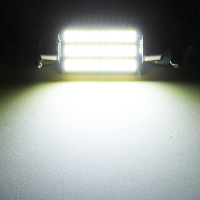 2 PCS 36mm DC12V / 1,5W / 6000K / 100LM 30LEDs SMD-3014 Autokennzeichenleuchte / Lichtkuppel mit Decoder – Bild 5