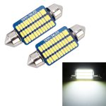 2 PCS 39 mm DC12V / 1,5 W / 6000K / 100LM 36LEDs SMD-3014 Autokennzeichenleuchte / Lichtkuppel mit Decoder