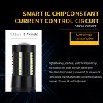 2 PCS 1157 / BAY15D DC9-16V / 8,2W (H) 2,7W (L) / 6000K / 655LM Auto-Bremslichter 66LEDs SMD-2016-Lampen – Bild 6