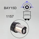 2 PCS 1157 / BAY15D DC9-16V / 8,2W (H) 2,7W (L) / 6000K / 655LM Auto-Bremslichter 66LEDs SMD-2016-Lampen – Bild 8