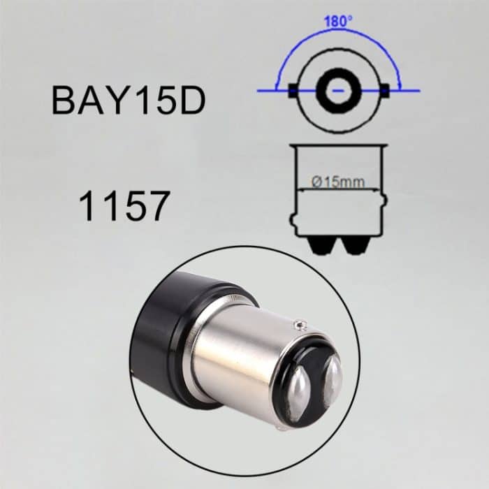 2 PCS 1157 / BAY15D DC9-16V / 8,2W (H) 2,7W (L) / 6000K / 655LM Auto-Bremslichter 66LEDs SMD-2016-Lampen – Bild 8