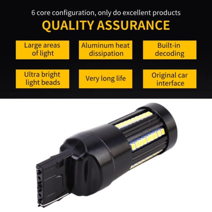 2 PCS T20 / 7440 DC9-16V / 8,2W / 6000K / 655LM Auto-Rückfahrscheinwerfer / Blinker 66LEDs SMD-2016-Lampen – Bild 4