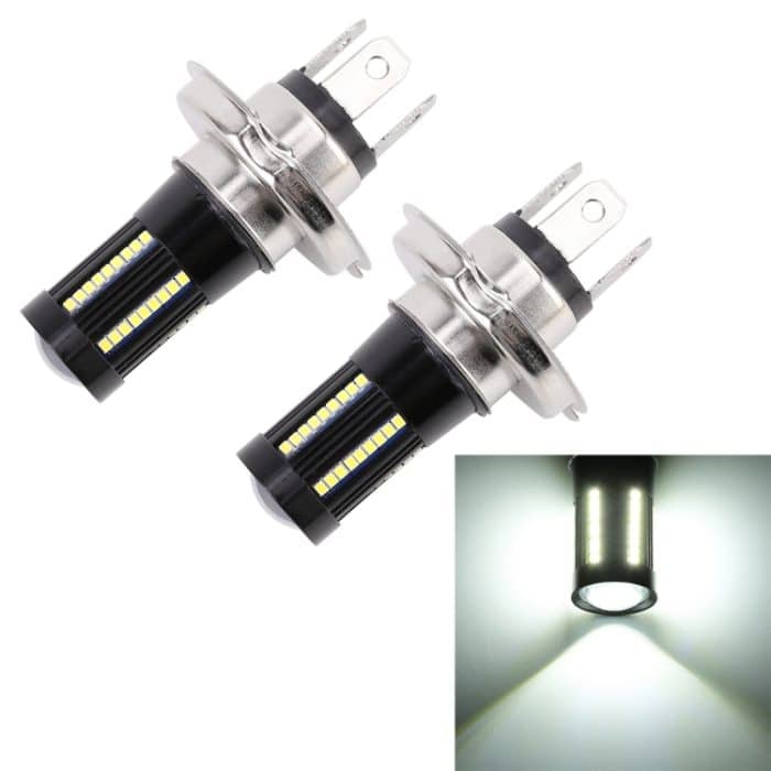 CMS7578.jpg 2 PCS H4 DC9-16V / 8,2W (H) 2,7W (L) / 6000K / 655LM Auto-Nebelscheinwerfer 66LEDs SMD-2016-Lampen – Bild 1