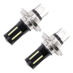2 PCS H4 DC9-16V / 8,2W (H) 2,7W (L) / 6000K / 655LM Auto-Nebelscheinwerfer 66LEDs SMD-2016-Lampen – Bild 2