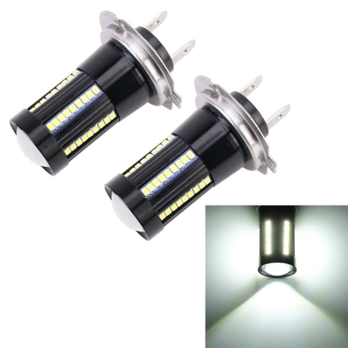 2 PCS H7 DC9-16V / 8,2W / 6000K / 655LM Auto Auto Nebelscheinwerfer 66LEDs SMD-2016 Lampen – Bild 1