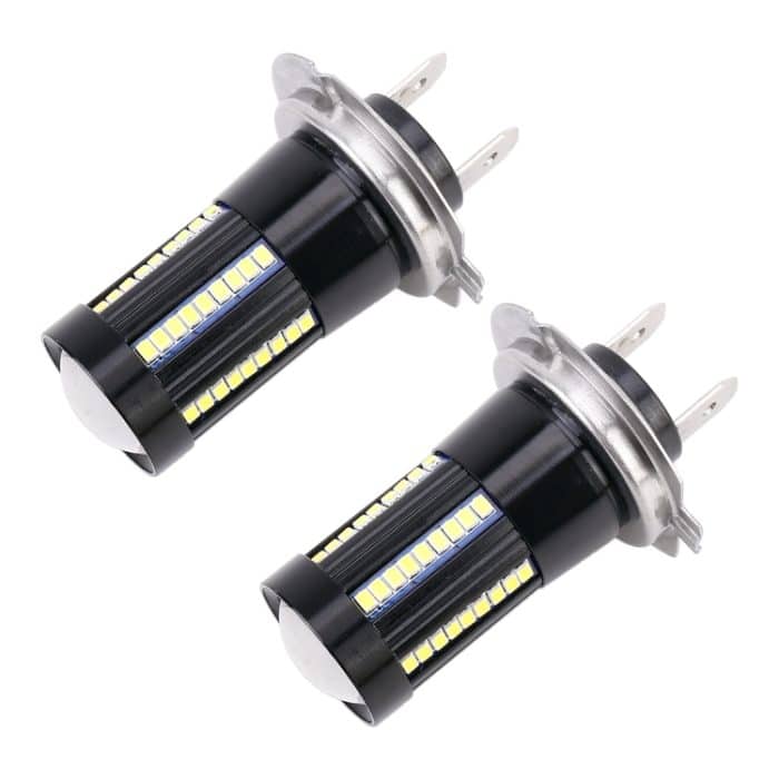 2 PCS H7 DC9-16V / 8,2W / 6000K / 655LM Auto Auto Nebelscheinwerfer 66LEDs SMD-2016 Lampen – Bild 2
