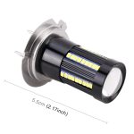 2 PCS H7 DC9-16V / 8,2W / 6000K / 655LM Auto Auto Nebelscheinwerfer 66LEDs SMD-2016 Lampen – Bild 3