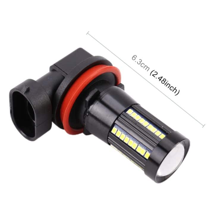 2 PCS H11 / H8 DC9-16V / 8,2W / 6000K / 655LM Auto Auto Nebelscheinwerfer 66LEDs SMD-2016 Lampen – Bild 3