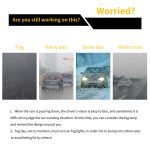 2 PCS H11 / H8 DC9-16V / 8,2W / 6000K / 655LM Auto Auto Nebelscheinwerfer 66LEDs SMD-2016 Lampen – Bild 8