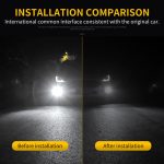 2 PCS H11 / H8 DC9-16V / 8,2W / 6000K / 655LM Auto Auto Nebelscheinwerfer 66LEDs SMD-2016 Lampen – Bild 9