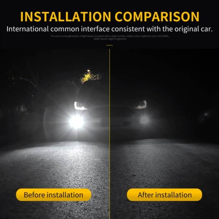 2 PCS H11 / H8 DC9-16V / 8,2W / 6000K / 655LM Auto Auto Nebelscheinwerfer 66LEDs SMD-2016 Lampen – Bild 9