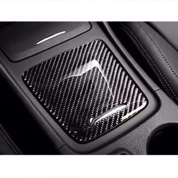 Auto Carbon Fiber Storage Box Panel dekorative Aufkleber für Mercedes-Benz GLA – Bild 6