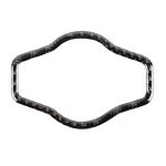 Auto Carbon Fiber Scheinwerfer Schalter Knopf Dekorativer Aufkleber für Audi A4L / A5 / Q5 – Bild 2
