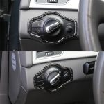 Auto Carbon Fiber Scheinwerfer Schalter Knopf Dekorativer Aufkleber für Audi A4L / A5 / Q5 – Bild 6