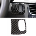 Auto Carbon Fiber Key Panel Dekorativer Aufkleber für Audi A4L / A5 / Q5