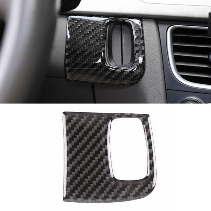 Auto Carbon Fiber Key Panel Dekorativer Aufkleber für Audi A4L / A5 / Q5 – Bild 1