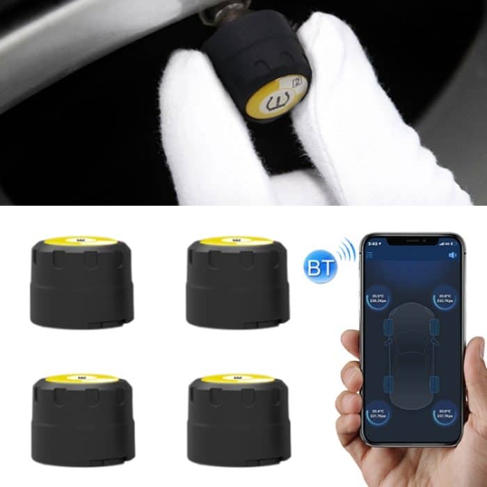 V11B Car Smart Multifunktionale Reifenluftdruck-Inflatoranzeige Fahrzeugprüfer-Inflationsüberwachung, Unterstützung Bluetooth 4.0 – Bild 6