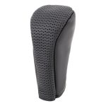 Universelle, rutschfeste, atmungsaktive Echtleder-Schaltknaufabdeckung aus echtem Leder – Bild 2