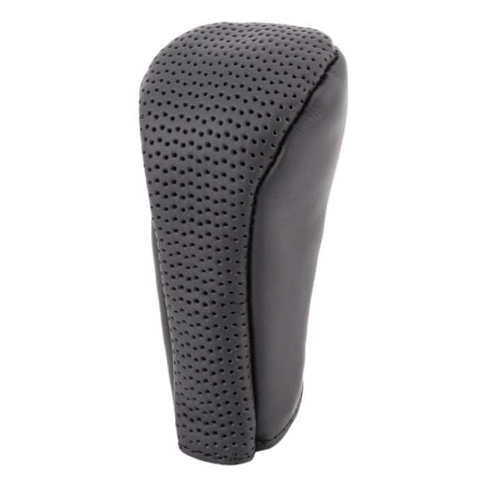 Universelle, rutschfeste, atmungsaktive Echtleder-Schaltknaufabdeckung aus echtem Leder – Bild 2