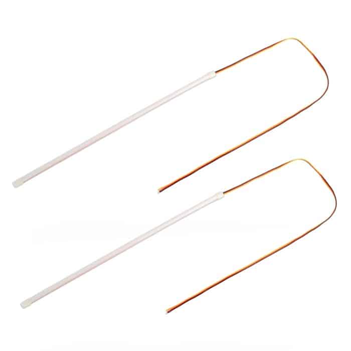 2 PCS 60cm DC12V 5W Ultradünnes Auto Auto Double Colors Blinker / Lauflicht (Blinker: Gelbes Licht; Lauflichter: Weißes Licht) – Bild 2