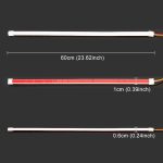2 PCS 60cm DC12V 5W Ultradünnes Auto Auto Double Colors Blinker / Lauflicht (Blinker: Gelbes Licht; Lauflichter: Weißes Licht) – Bild 3