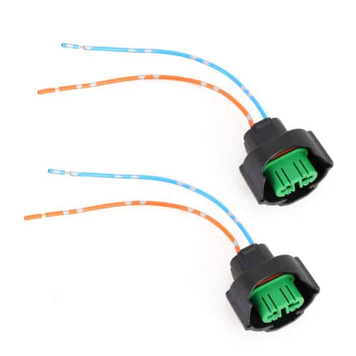 2 PCS Car H8 / H11 Lampenfassung Sockel Buchse mit Kabel – Bild 1