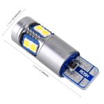 2 PCS T10 / W5W / 168/194 DC12V 2.2W 6000K 180LM 9LEDs SMD-3030 Auto-Abstandsleuchte mit Decoder – Bild 3