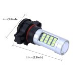 2 PCS H16 10W 900 LM 8000K Auto-Nebelscheinwerfer mit 42 SMD-2835-Lampen, DC 12V (weißes Licht) – Bild 5