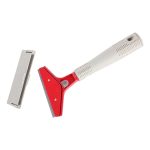 Pure Metal Blade Autofenster Filmschaber Reiniger Werkzeug Autofenster Sonnenblende Film Installation Tönungswerkzeug mit Abdeckung – Bild 2