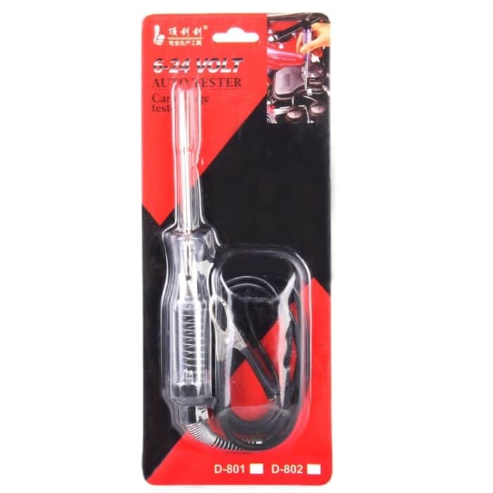 1M Auto Voltage Circuit Tester für 6-24V DC Long Systems Sondenkontinuitätsprüflampe – Bild 5