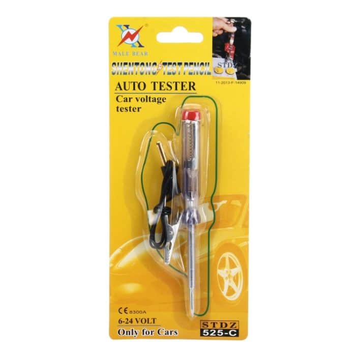 CNJB-85015 Schaltungstester und elektrischer Spannungsdetektor-Stiftsatz mit Krokodilklemme 6-12 V, Kabellänge: 50 cm – Bild 5