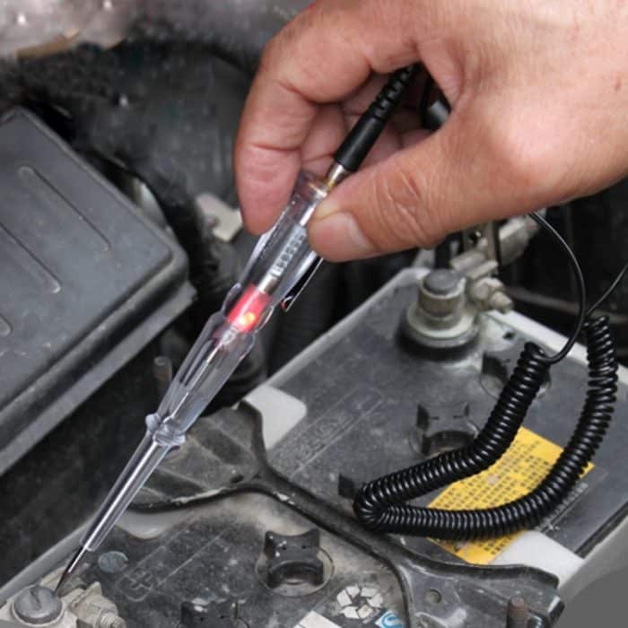 CNJB-85015 Schaltungstester und elektrischer Spannungsdetektor-Stiftsatz mit Krokodilklemme 6-12 V, Kabellänge: 50 cm – Bild 6