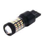 7443 5W 350LM 60LEDs DC 12V 6000K SMD-4014 Auto-Bremslicht Blinker (weißes Licht + gelbes Licht) – Bild 2