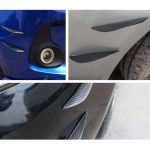 6 PCS Universal Carbon Fiber Style Auto Front Stoßstange Karosserie Spoiler Lip Splitter Protector Bar Strip Guard Aufkleber – Bild 6