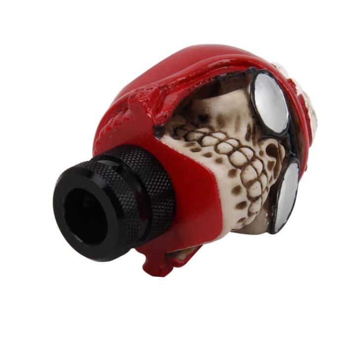 Brille Schädelförmig Universal Fahrzeug Auto Schalthebel Abdeckung Handbuch Automatischer Schaltknauf – Bild 4