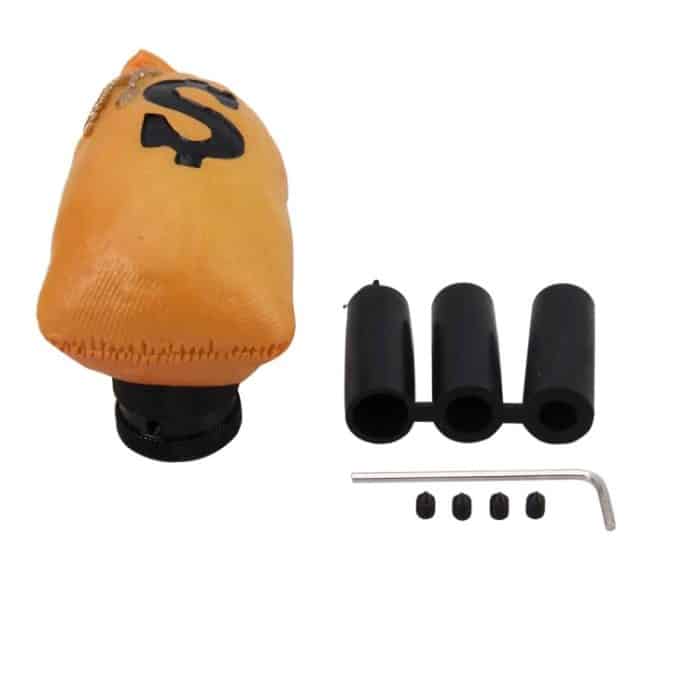 Dollar Money Bag Shaped Universal Fahrzeug Auto Schalthebel Abdeckung Handbuch Automatischer Schaltknauf – Bild 5