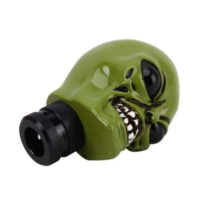 Alien Shaped Universal Vehicle Car Shifter Abdeckung Handbuch Automatischer Aluminium-Schaltknauf – Bild 4