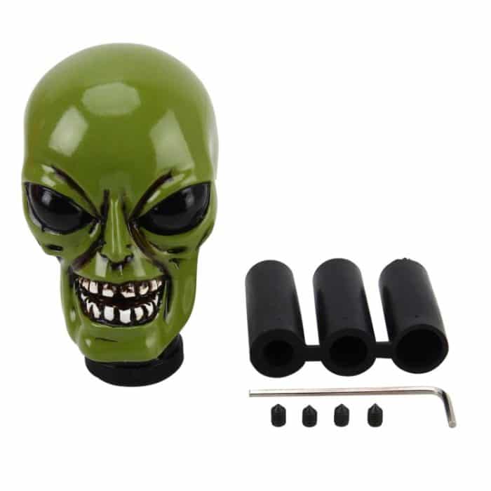 Alien Shaped Universal Vehicle Car Shifter Abdeckung Handbuch Automatischer Aluminium-Schaltknauf – Bild 5