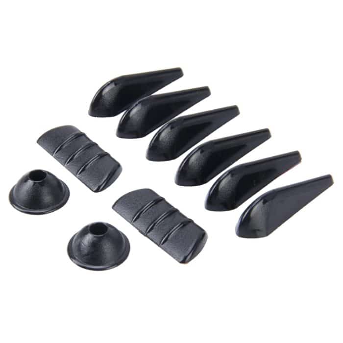 10 PCS Car Exterior Rubber Geräuschunterdrückendes Kit zur Einstellung des Luftstroms – Bild 2