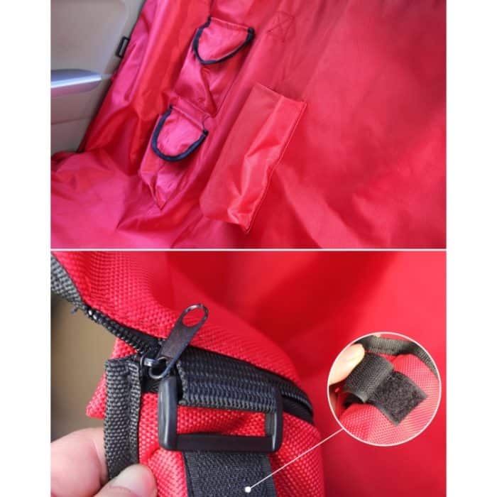 Rutschfeste, zusammenklappbare Auto-Rücksitzabdeckung für Haustiere, Katzen und Hunde, Größe: 154 x 140 x 42 cm – Bild 3